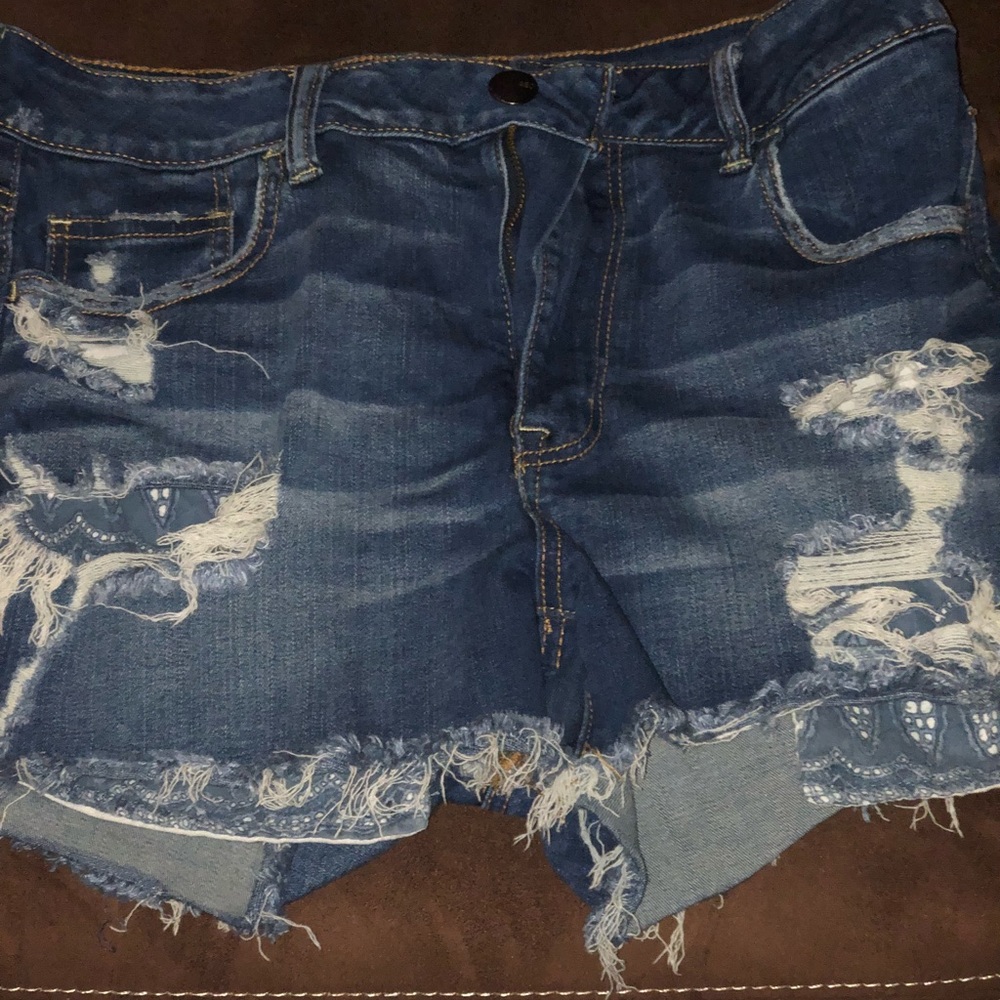 American eagle jean shorts